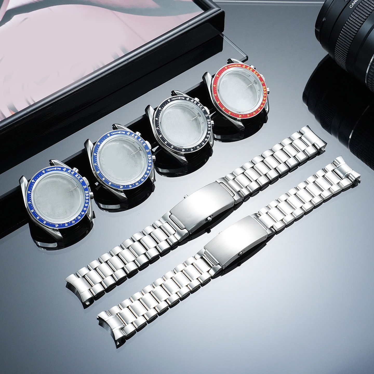 金属時計ケース & ストラップ修正キットスウォッチ x オメ - Watches Omega のレビューと価格