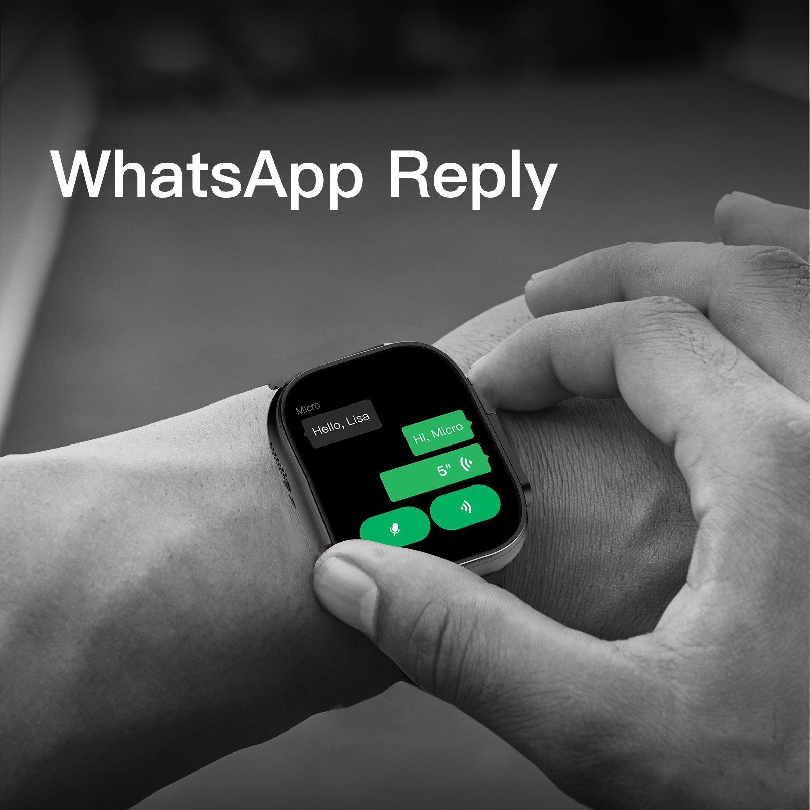 Whatsappクイックリプライ対応 Ultra5スマートウ - Smartwatch Watch Whatsapp のレビューと価格
