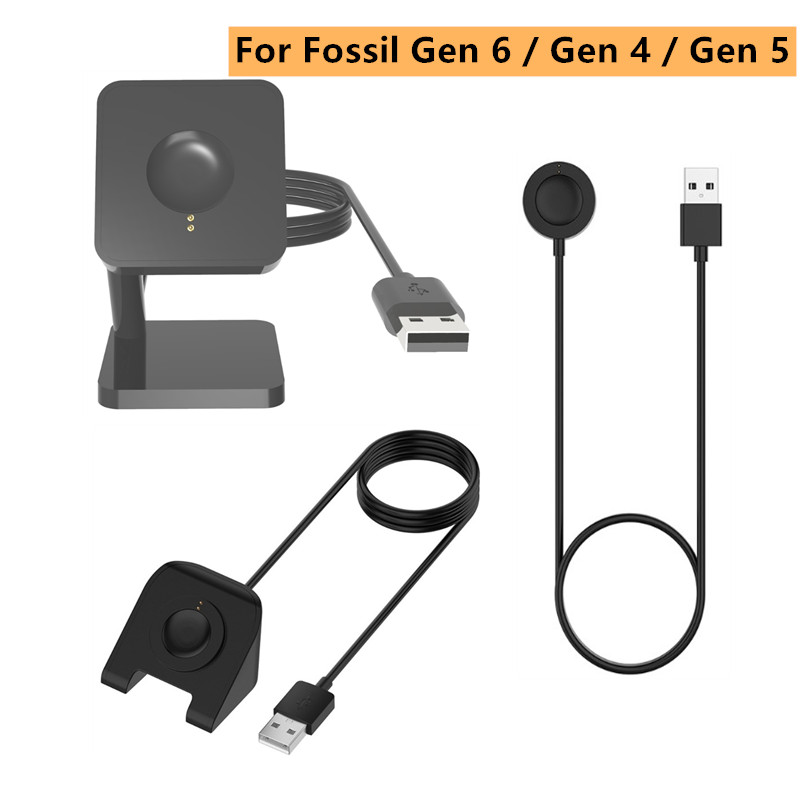 1メートルusb磁気急速充電の充電器ドックのため化石世代6/ - Fossil Watches Smartwatch Charger のレビューと価格