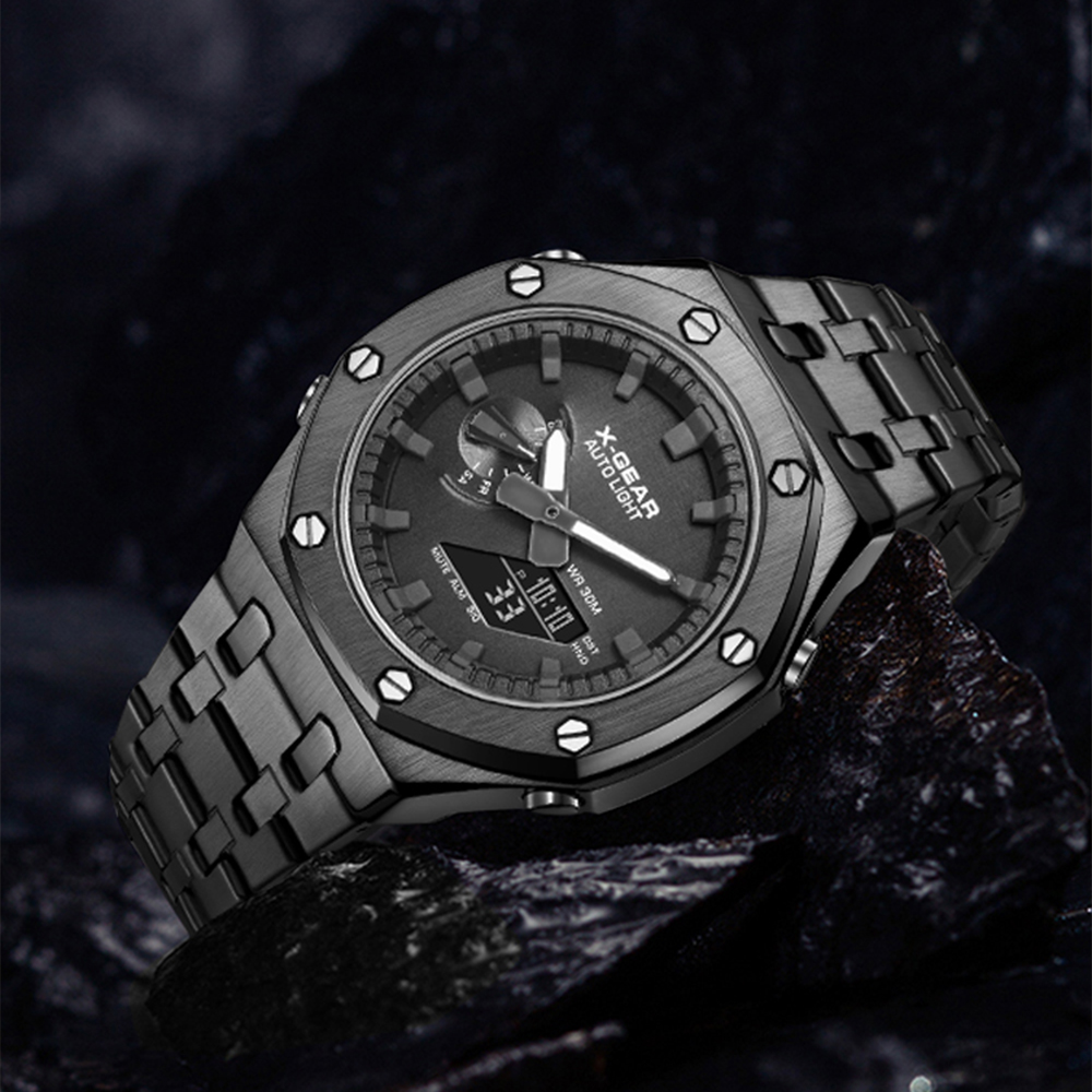 ファッションカジュアルビジネスクォーツウォッチ 防水腕時計  - Smartwatch Watches For Men Digital のレビューと価格