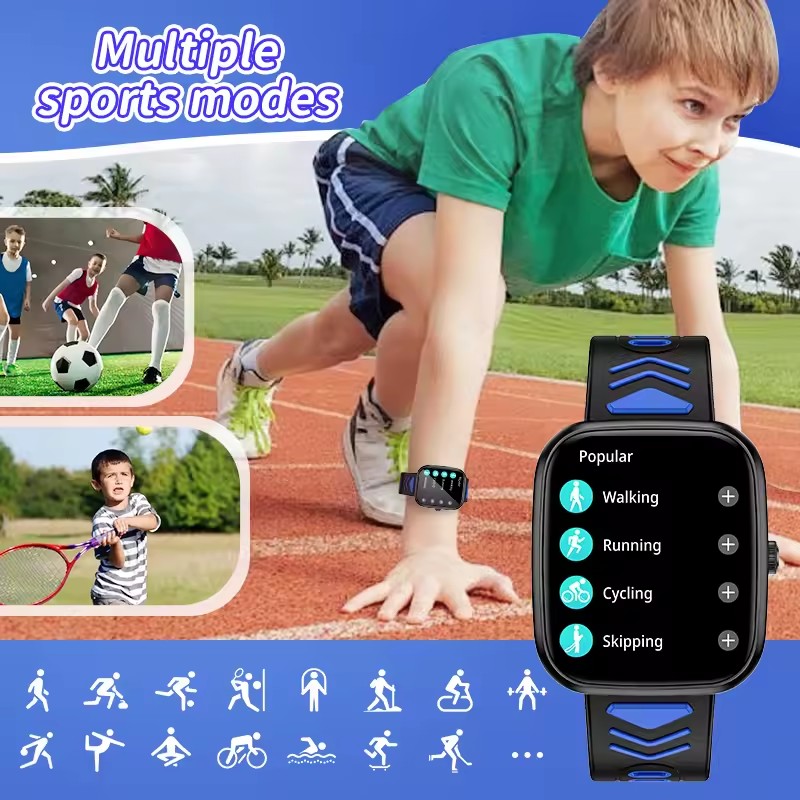 子供男の子女の子プレゼントスマートウォッチフィットネストラッ - Smartwatch Watches For Girls Kids のレビューと価格