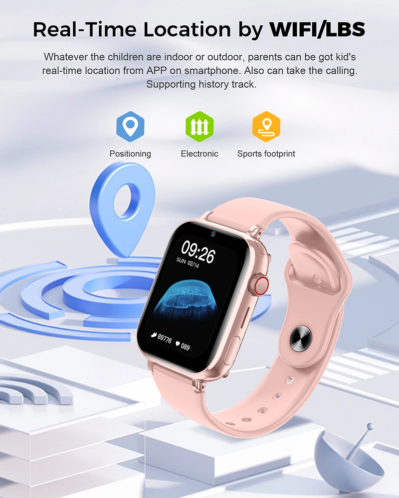 子供のための電子スマートウォッチ、ポンドの場所、sos電話、 - Smartwatch Watches For Kid Boy のレビューと価格