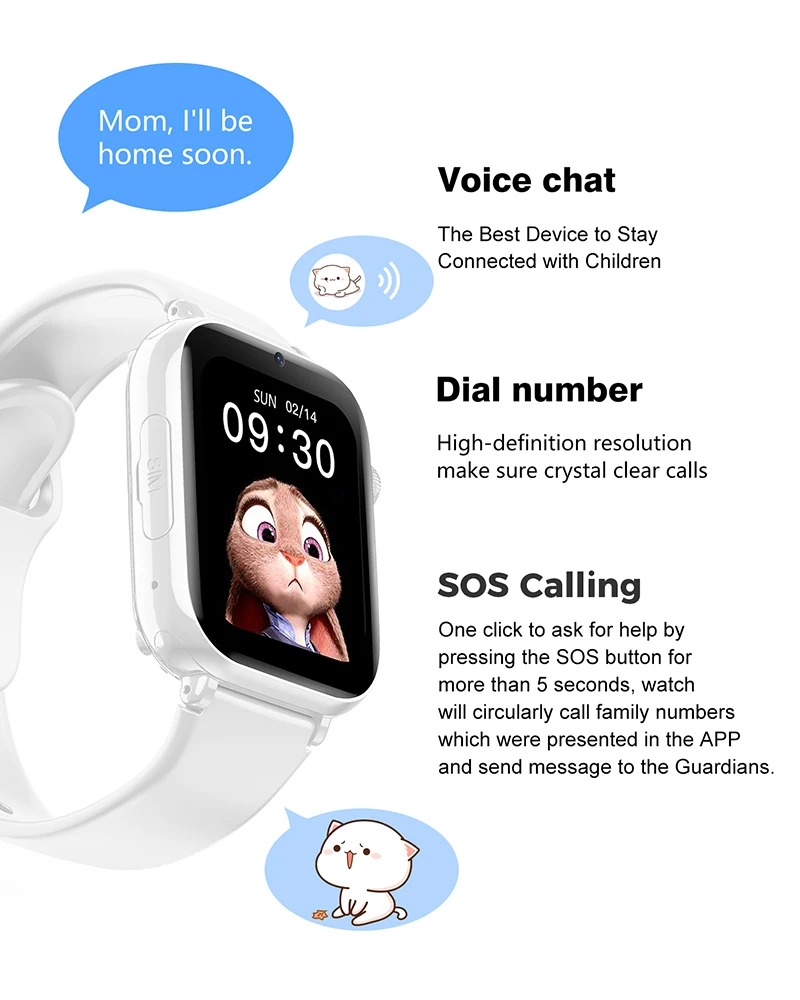 子供のための電子スマートウォッチ、ポンドの場所、sos電話、 - Smartwatch Watches For Kid Boy のレビューと価格