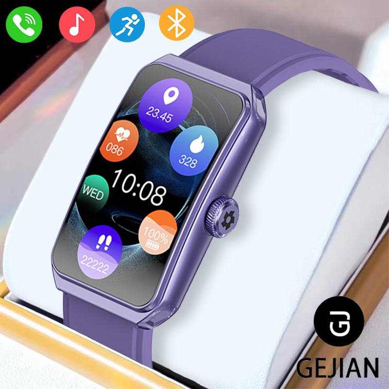 新しい GEJIAN 女性のスマートウォッチ 1.47 イン - Couple Watches Smartwatch のレビューと価格