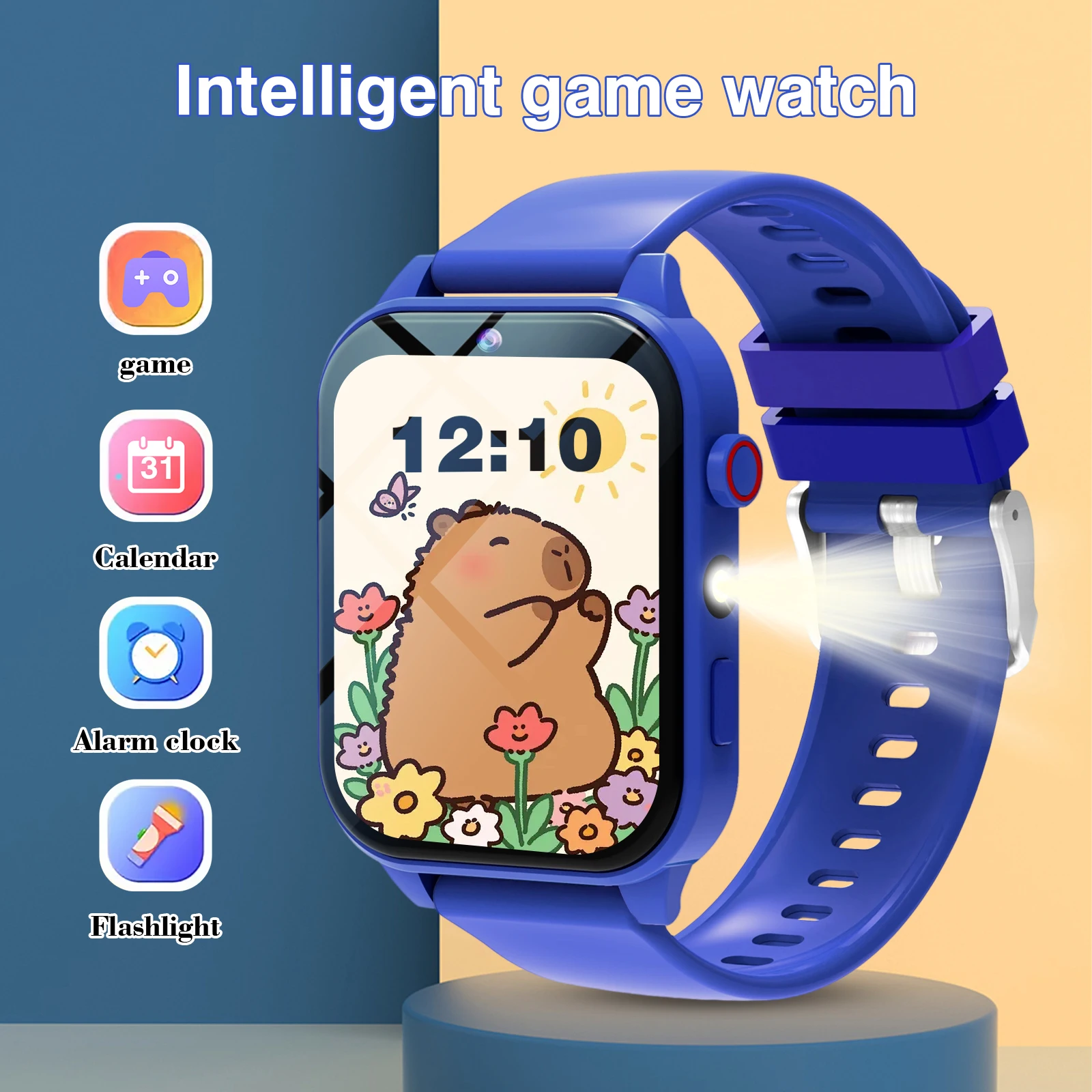 キッズスマートウォッチ 18 ゲーム カメラ 防水 懐中電灯 - Smartwatch Watches For Kid Boy のレビューと価格