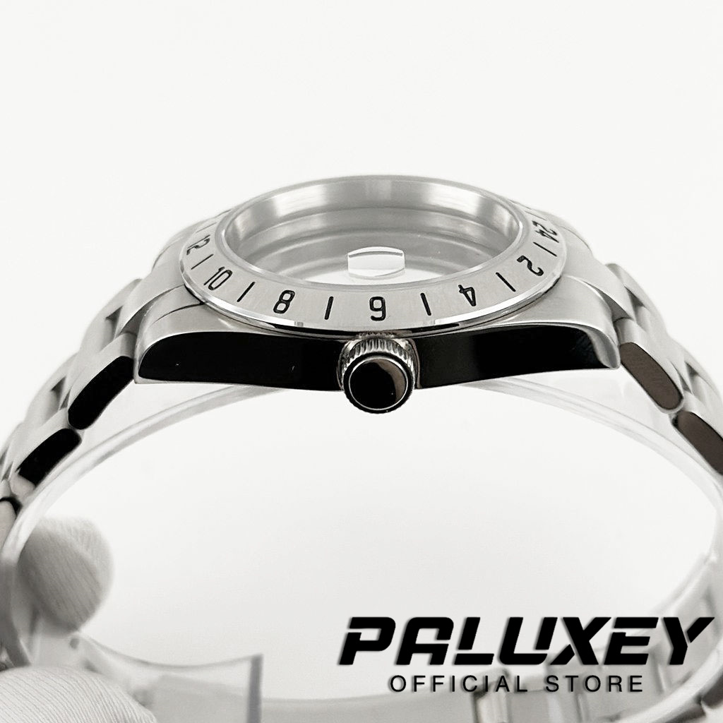 NH35 39mm ベイシリーズ 24時間GMT スチールベ - Watch Bezel Insert のレビューと価格