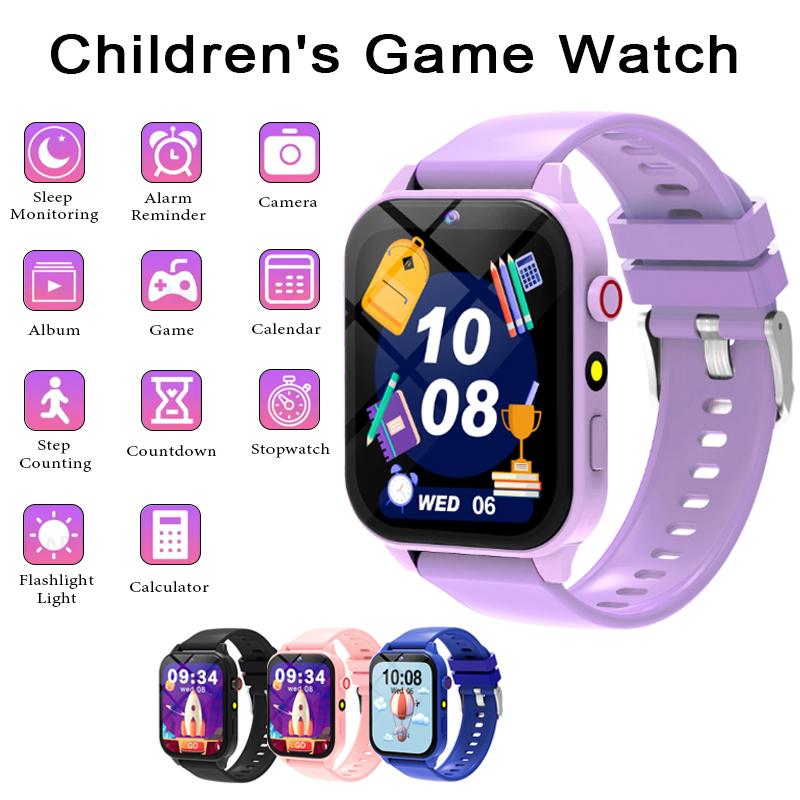 スマートウォッチ子供用ゲームウォッチ 1.83 インチ表示画 - Smartwatch Watches For Kid Boy のレビューと価格