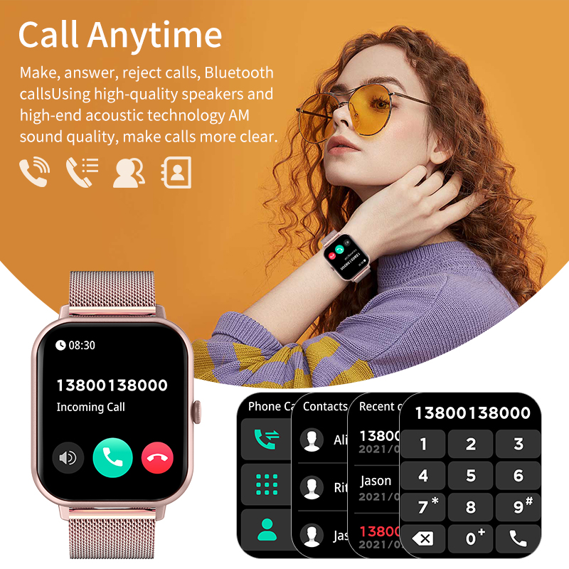 Lige-男性と女性のための防水スマートウォッチ,Bluet - Smartwatch Watch Whatsapp のレビューと価格