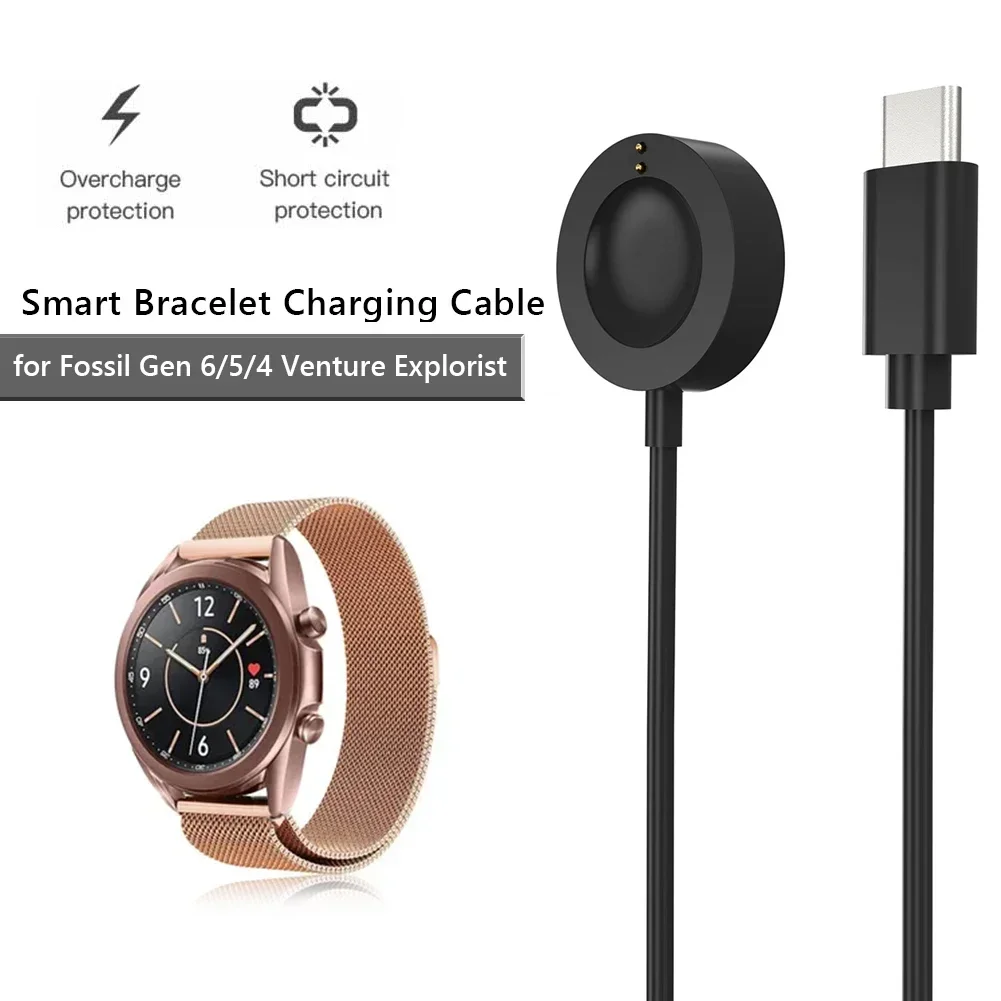 1M USB Type-C マグネット式急速充電ドック Fo - Fossil Watches Smartwatch Charger のレビューと価格