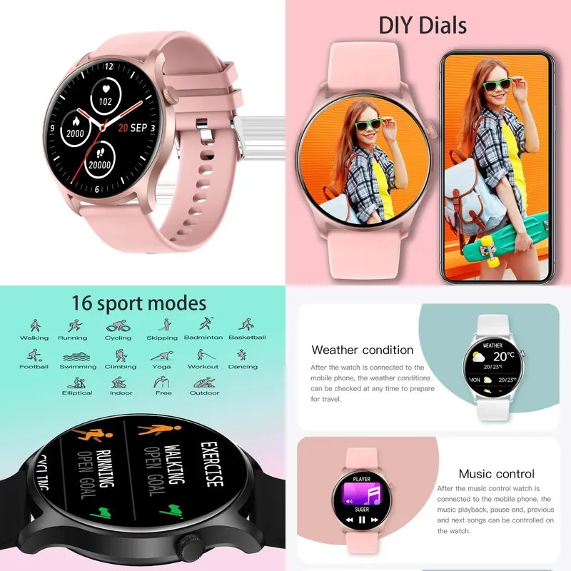 SENBONO MAX8 男性スマートウォッチ女性用音楽フィ - Watch Smart Smartwatch のレビューと価格