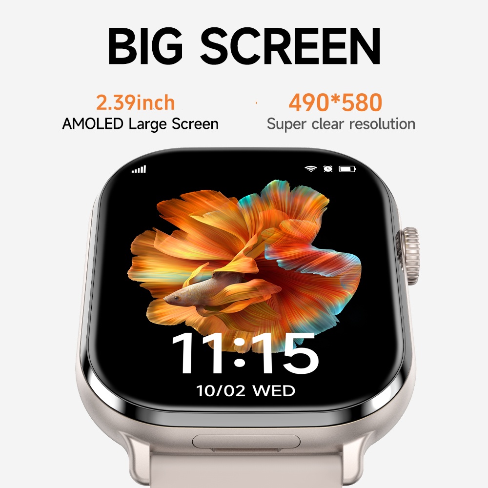 VP69 5G LTEスマートウォッチ 2.39インチ AM - Smartwatch Watch Whatsapp のレビューと価格