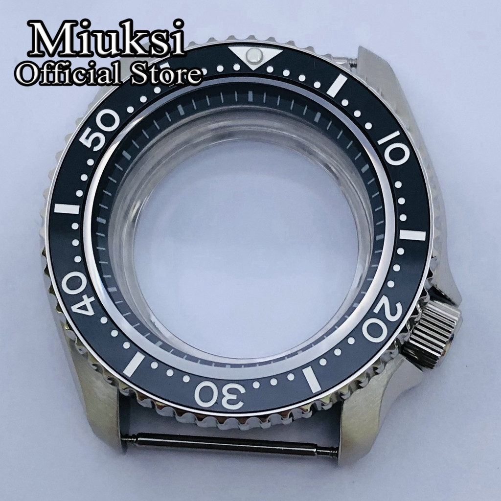 Miuksi 42mm シルバー滅菌時計ケースセラミックベゼ - Watch Bezel Insert のレビューと価格