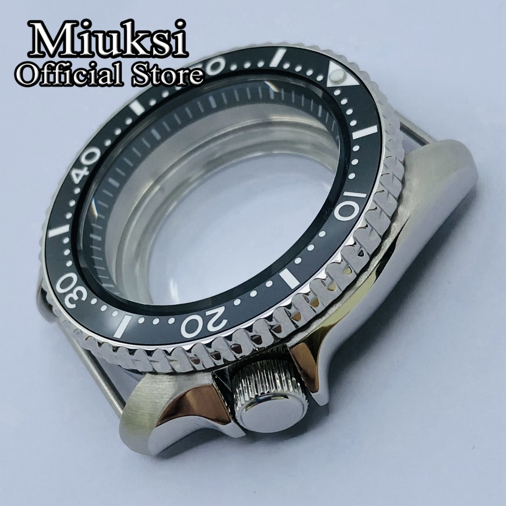 Miuksi 42mm シルバー滅菌時計ケースセラミックベゼ - Watch Bezel Insert のレビューと価格