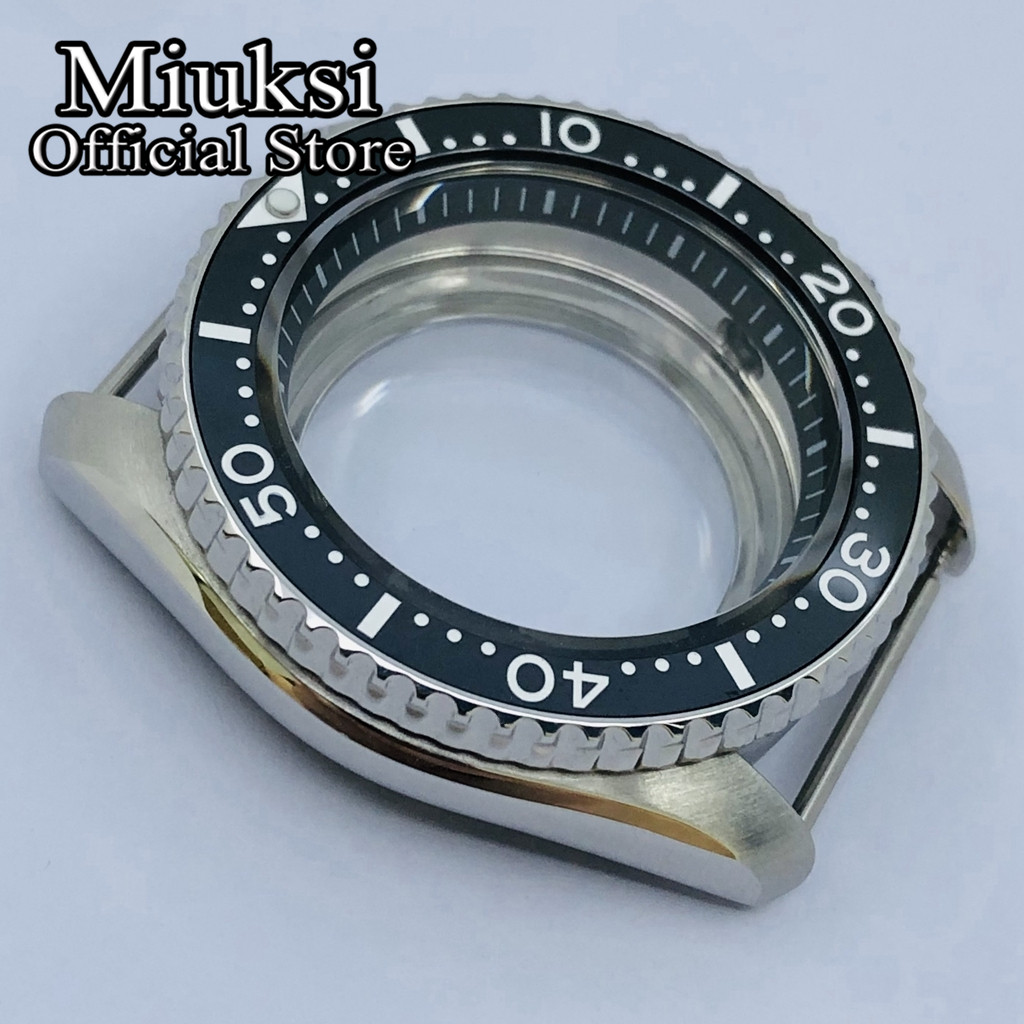 Miuksi 42mm シルバー滅菌時計ケースセラミックベゼ - Watch Bezel Insert のレビューと価格