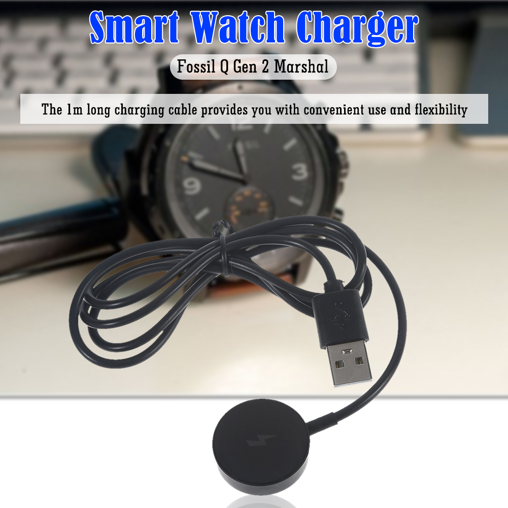 時計充電ケーブル USB 充電ドックケーブル 時計電源クレー - Fossil Watches Smartwatch Charger のレビューと価格