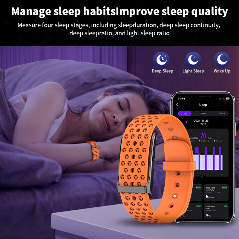 LIGE コールリマインダー スマートブレスレット 睡眠 心 - Couple Watches Smartwatch のレビューと価格