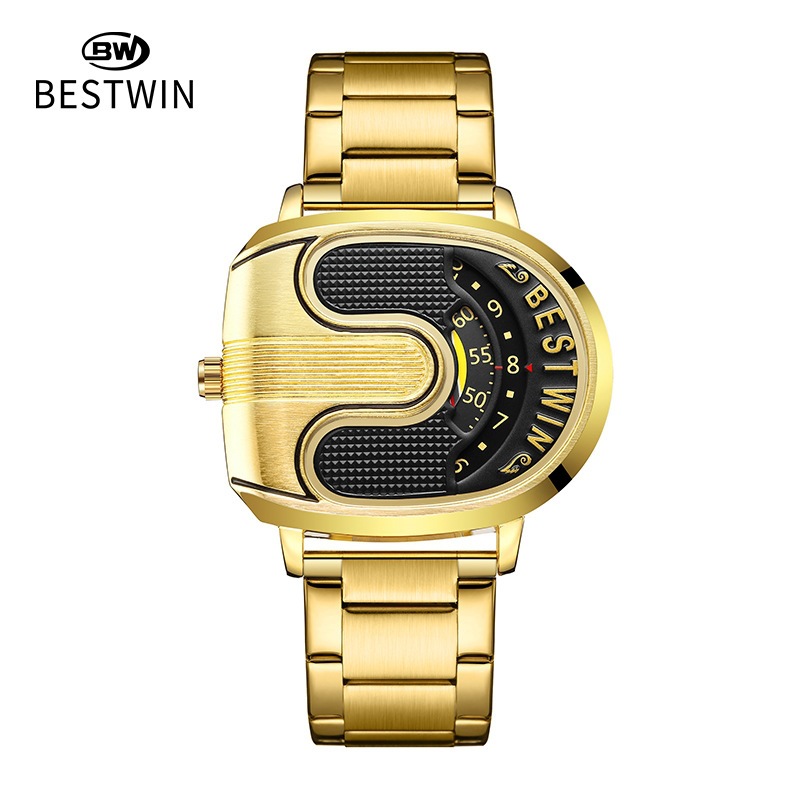 ゴールドトップブランドの高級メンズクォーツ時計、ユニークなデ - Smartwatch Luxury Watches のレビューと価格