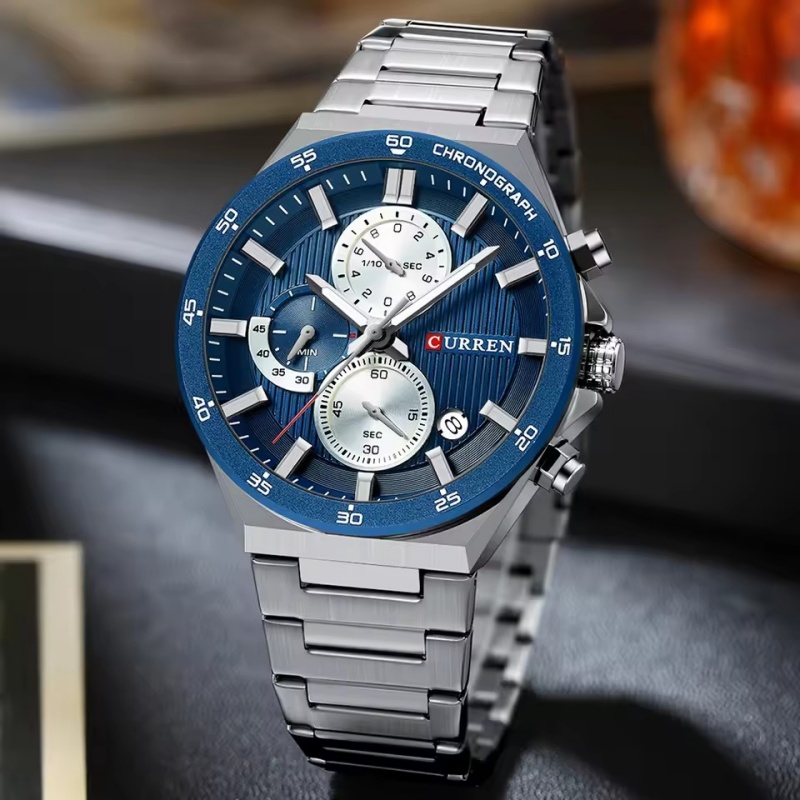 CURREN 8481 高級クォーツ時計ユニセックス防水カレ - Couple Watches Smartwatch のレビューと価格