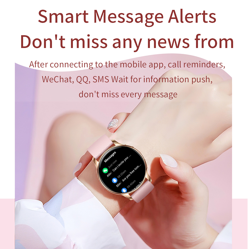 スマートフル円形ファッションウォッチ Bluetooth 通 - Smartwatch Timex Watches For Women のレビューと価格