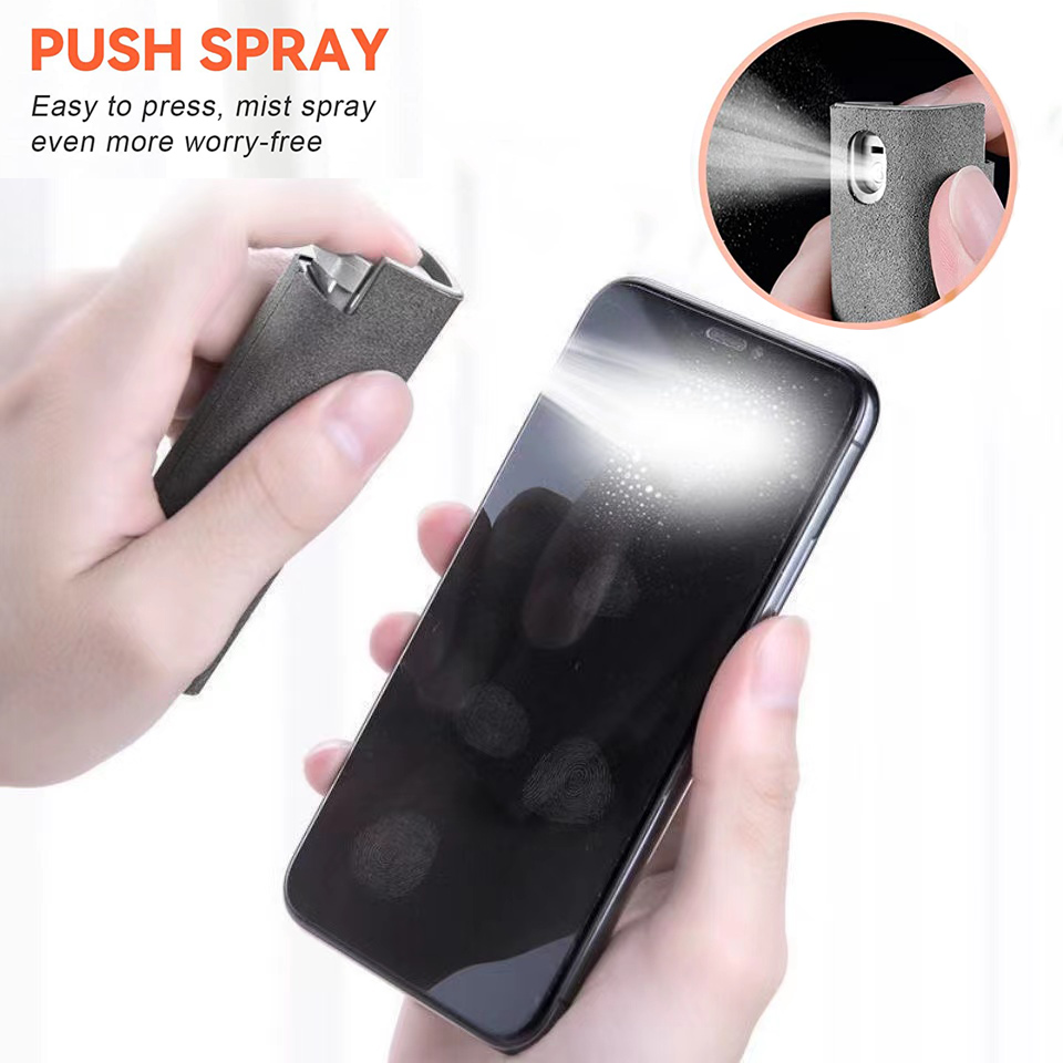 2 in 1スクリーンクリーナースプレーキット、ポータブルス - Watch Polishing Cloth のレビューと価格